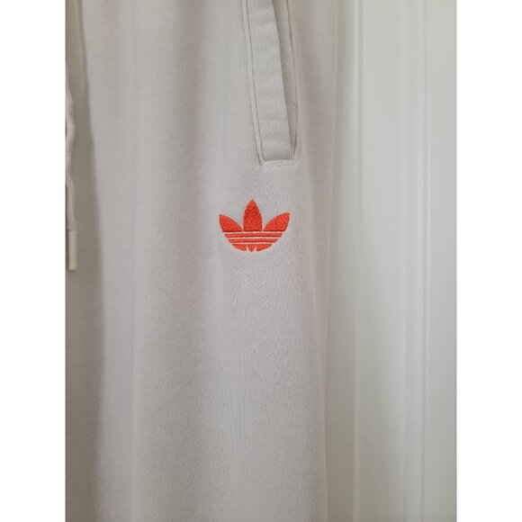 Adidas Originals Script Taupe Pants Joggers With Trefoil Logo Men's Size M - Picture 3 of 7